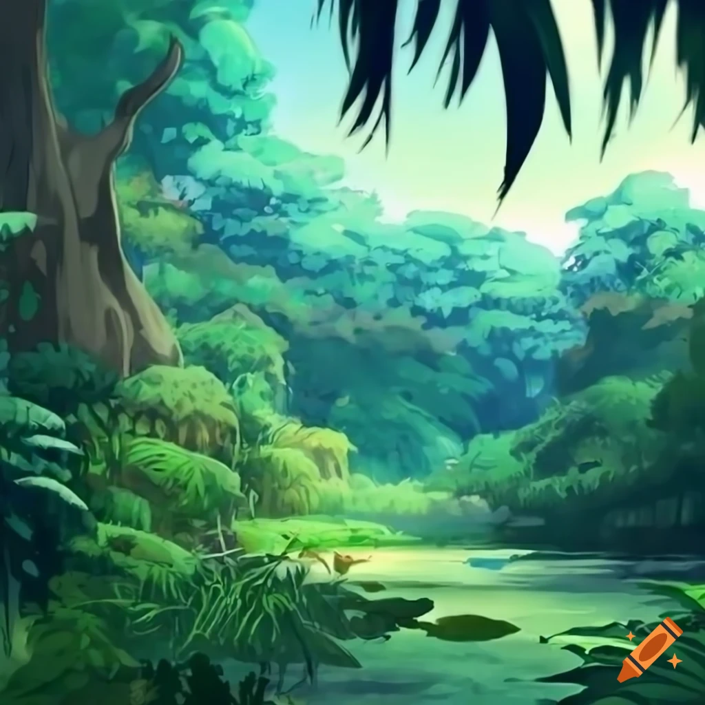 Forest Anime, Jungle Anime HD wallpaper | Pxfuel-demhanvico.com.vn