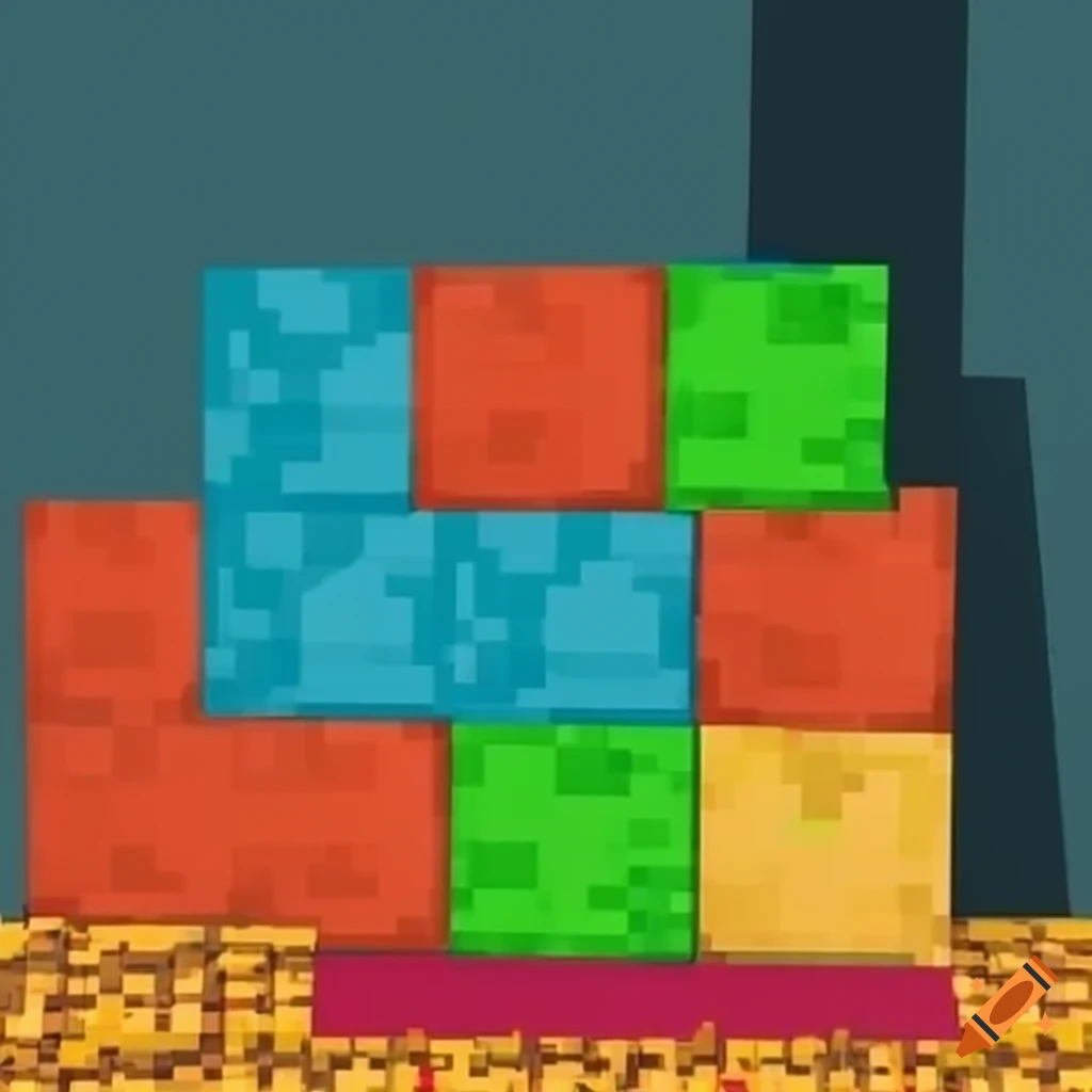 Blocky Join Blocky Connection on Craiyon