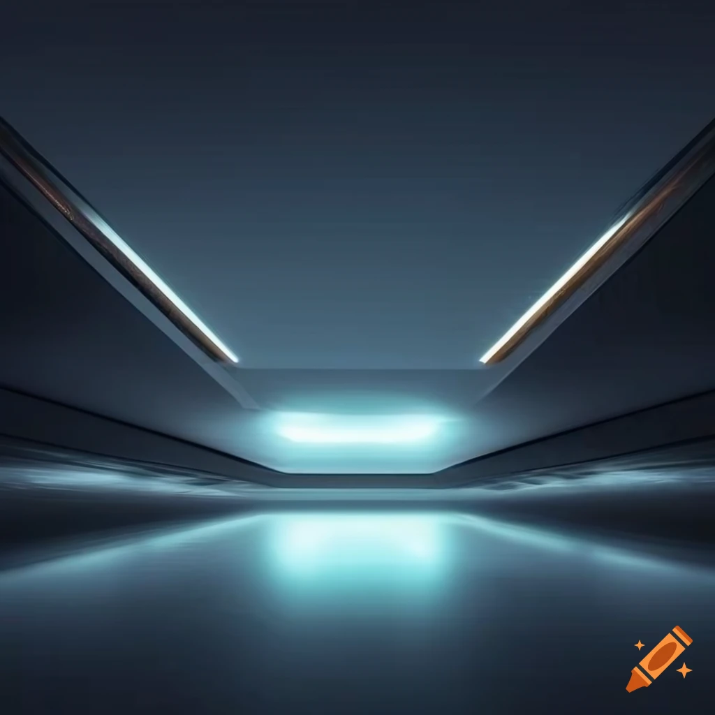 Futuristic minimal designed in a dynamic space photorealistic ...