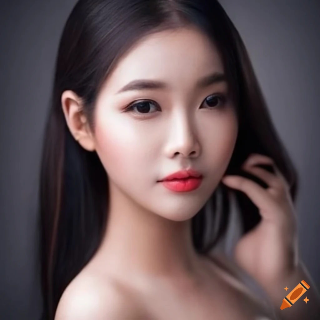 Beautiful asian girl on Craiyon