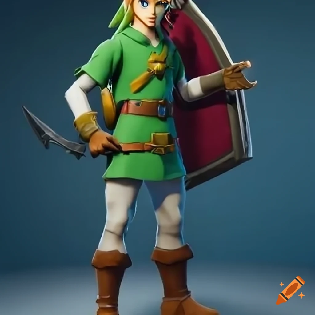 Link and zelda from zelda tears of the kingdom if they were characters