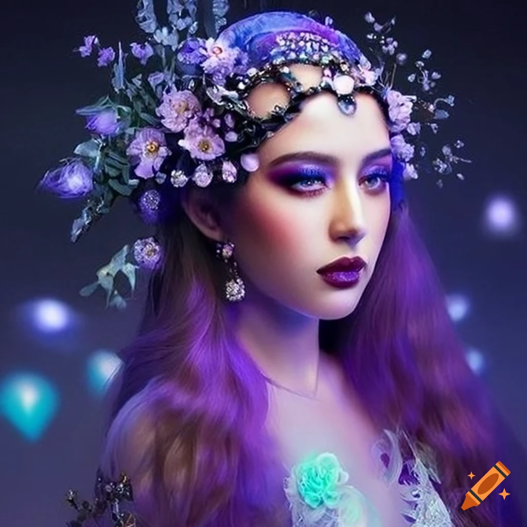 The Enchanting Beauty Of Majestic Fantasy Maiden