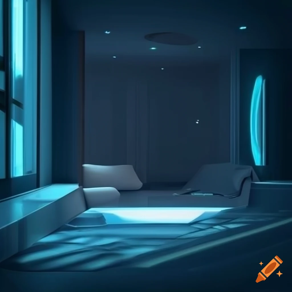 Hyper Room Background Cyber minimal designed in a future dynamic hyper-space photorealistic ...