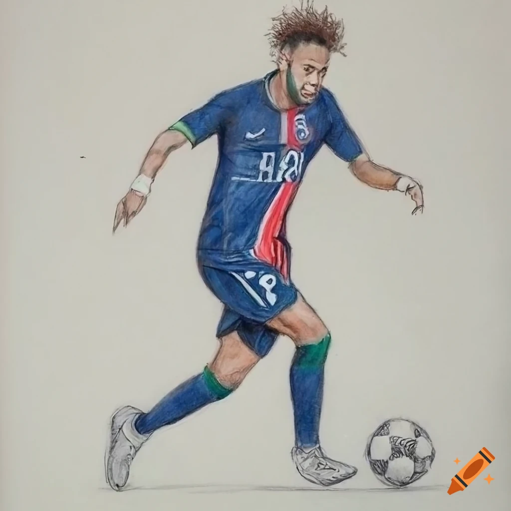 Drawing Of Neymar Jr by AandreaB on DeviantArt