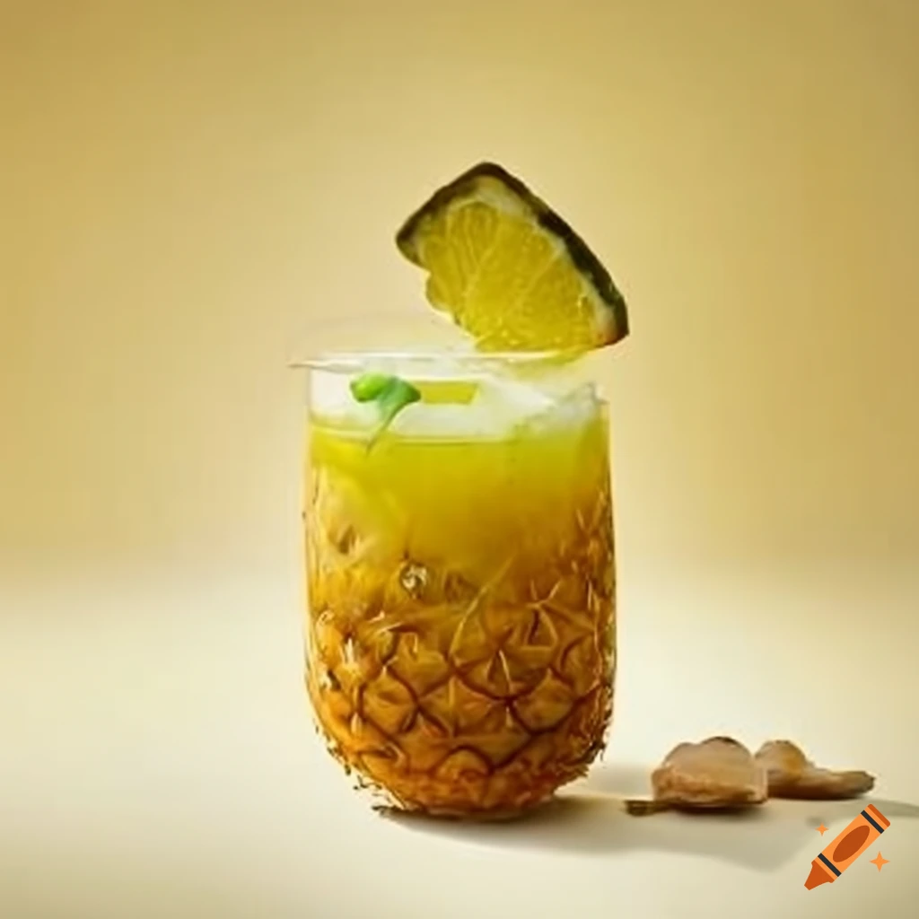Ginger pineapple margarita tequila pineapple juice ginger root lime juice