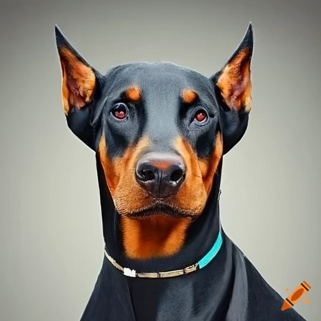 Lace doberman on Craiyon