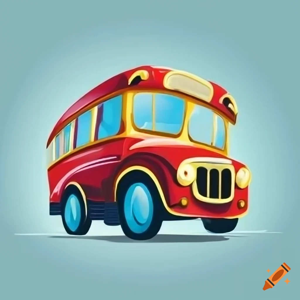 Bus Animated Clipart Cartoon Picture Of A Free Download - Yellow School Bus  Clipart - Free Transparent PNG Clipart Images Download