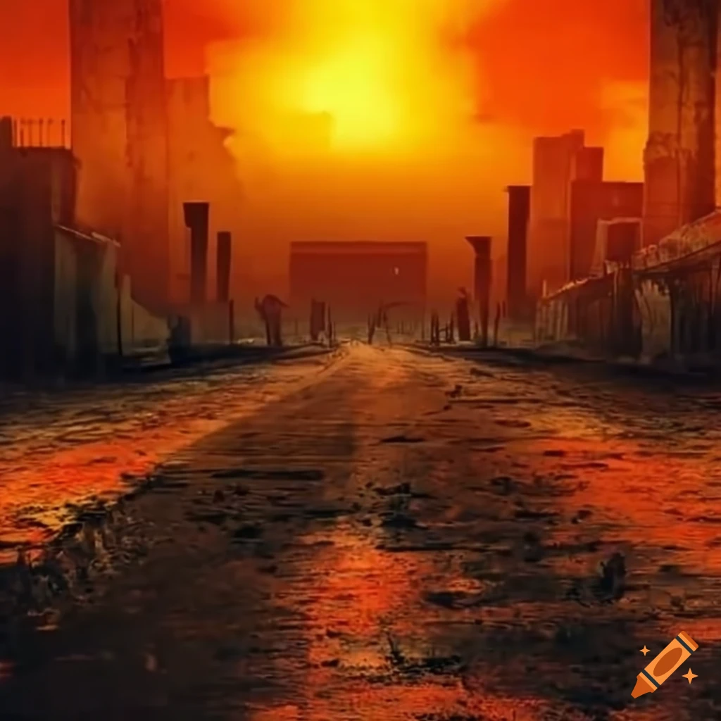 Race Track Post Apocalyptic Orange Sky On Craiyon race-track-post-apocalyptic-orange-sky-on-craiyon