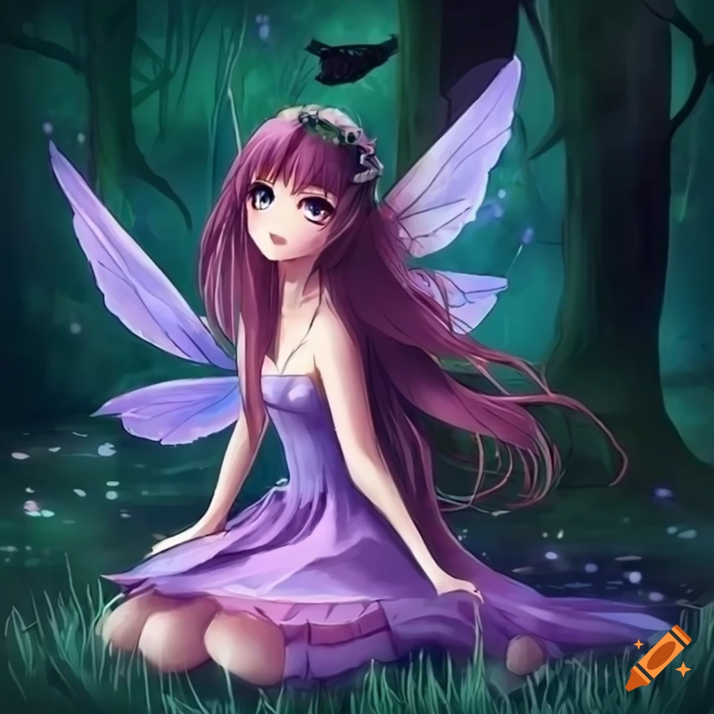 Anime fairy girl