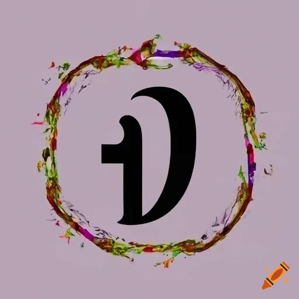 Married Couple Monogram, DT Initials Logo – Elegant Quill