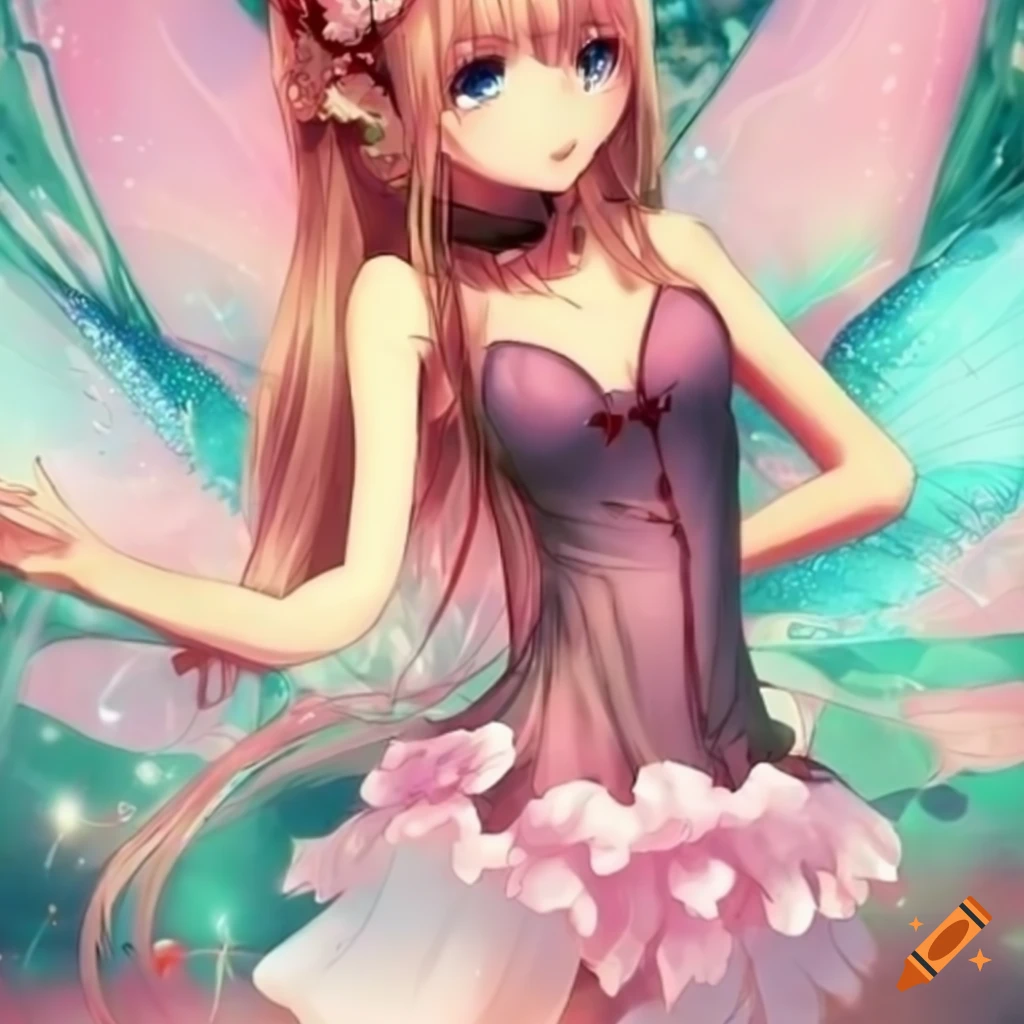 Anime fairy girl