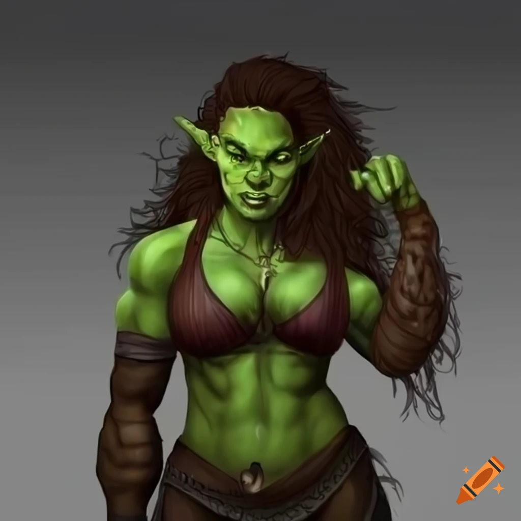 Half Orc Woman With Huge Muscles On Craiyon 4651