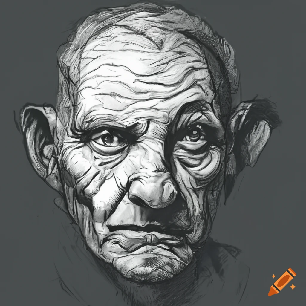 Broken Face Drawing-1 by jeremiahkauffman on DeviantArt