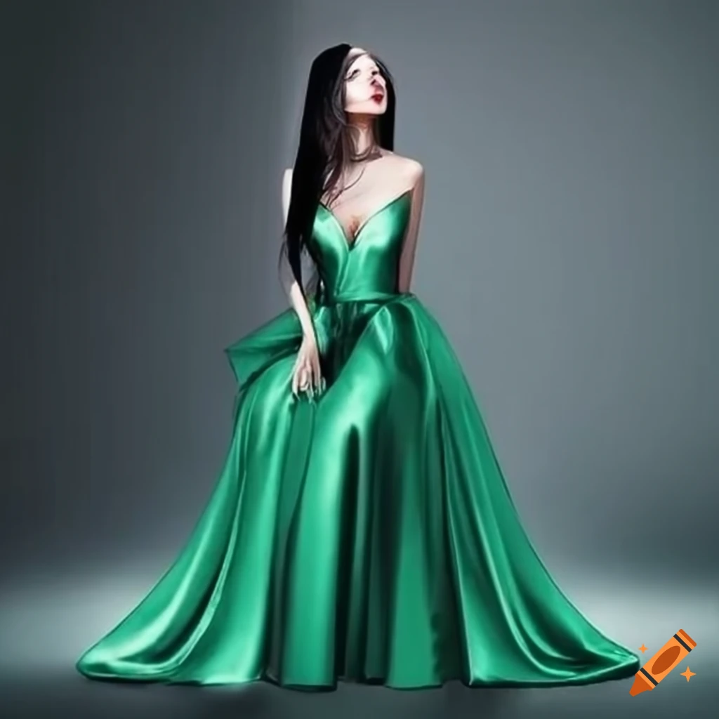 Elegant Long Sleeves Sweetheart Lace Satin Ball Gown Prom Dresses –  BIZTUNNEL