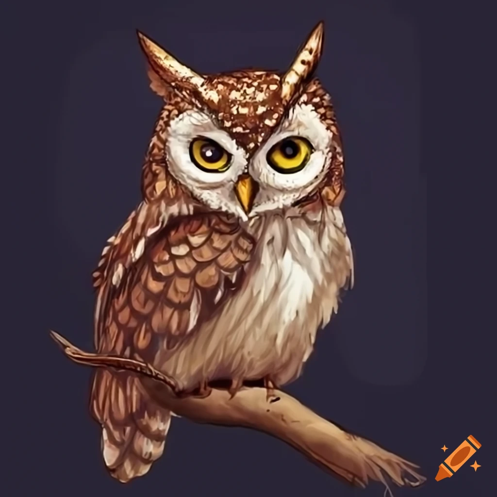 Owl on Craiyon