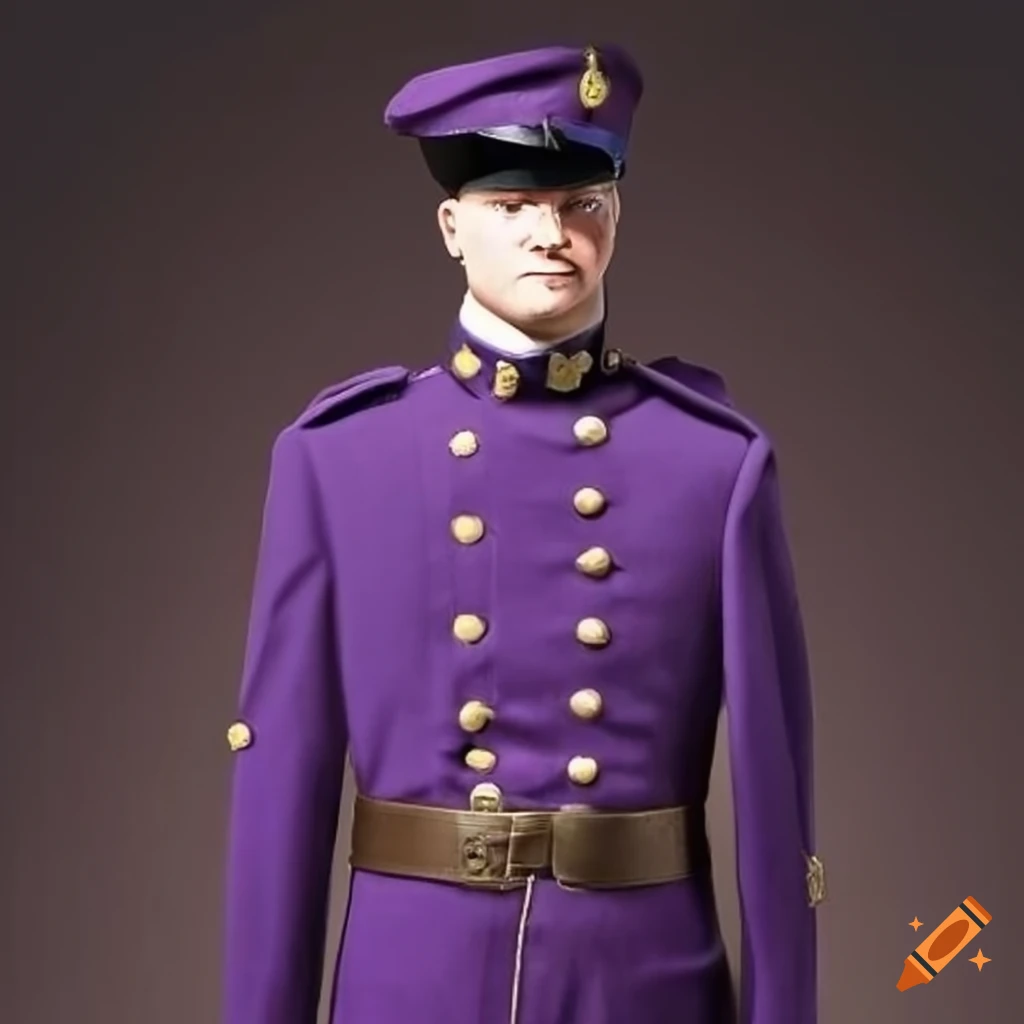 19th purple military uniform