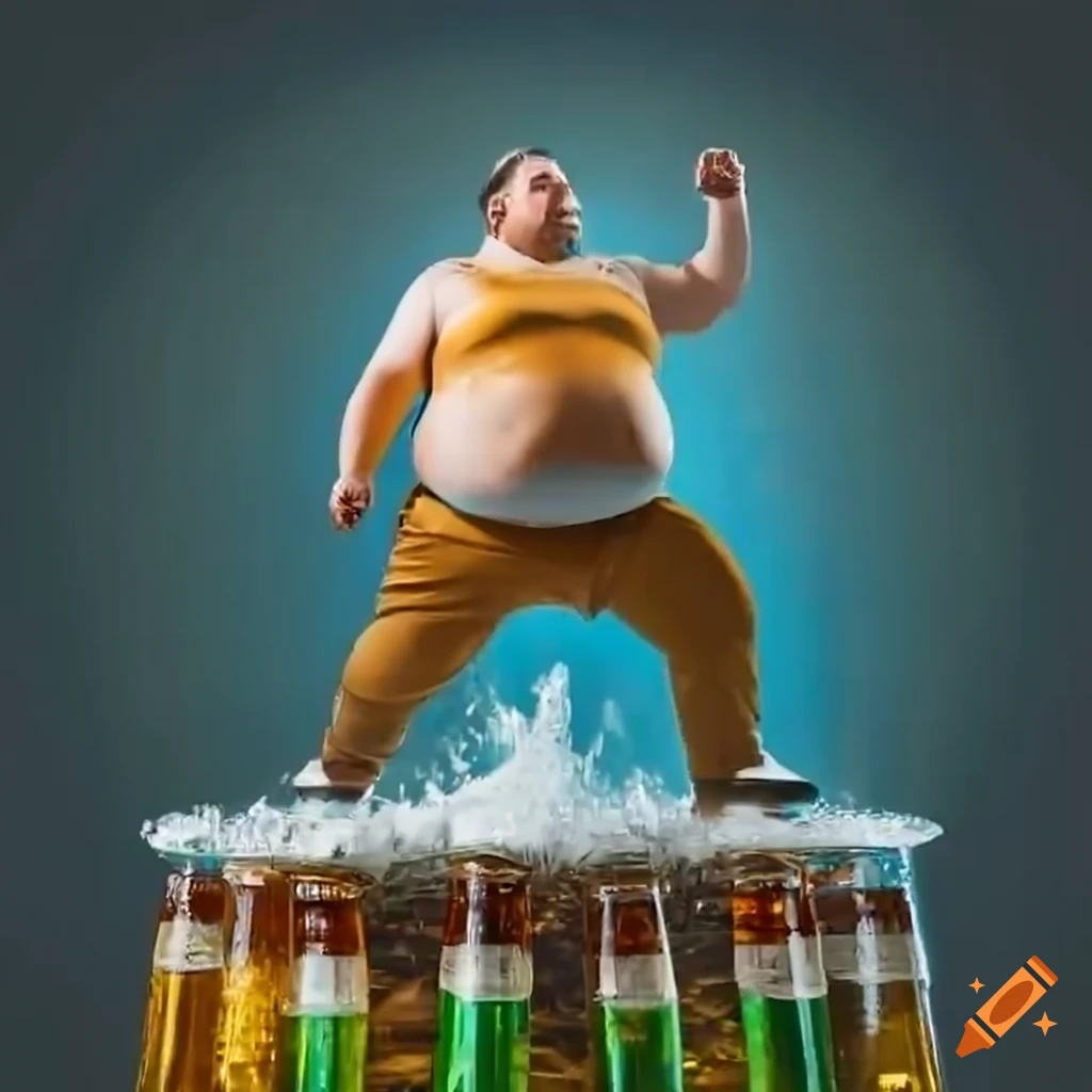 Dancing beer full