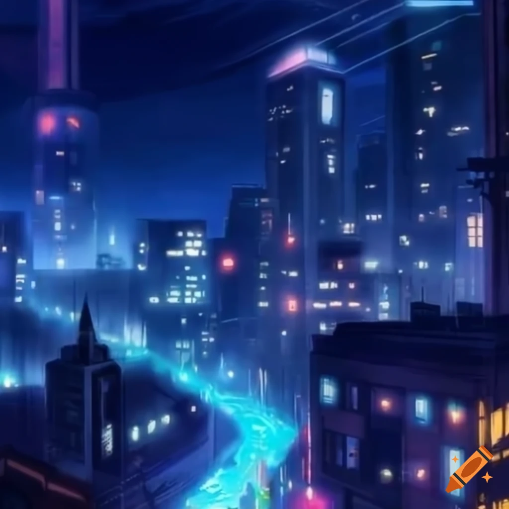 Anime Samurai Girl Dystopian City Boss Fight! Live Wallpaper - MoeWalls