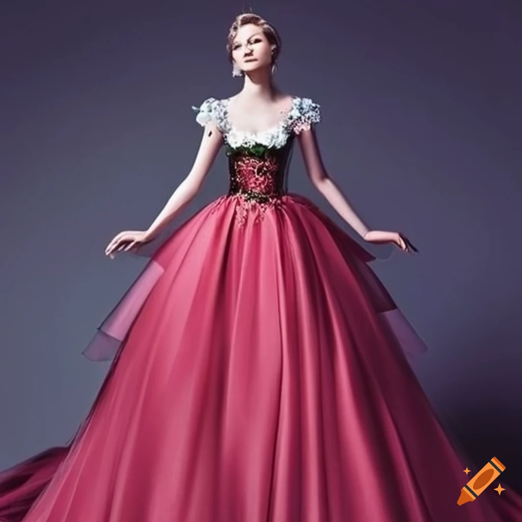 A stunning prom dress inspired by austrian culture