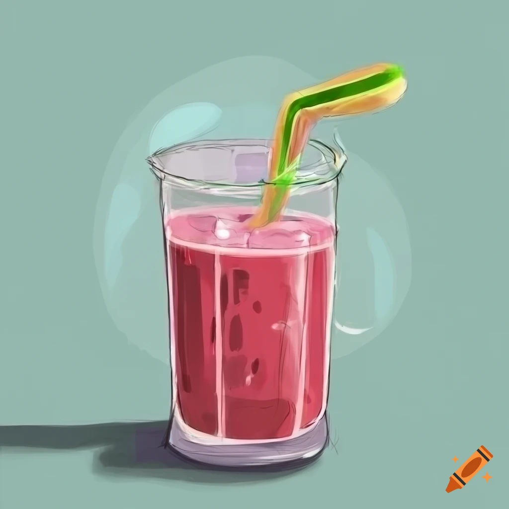 digital art of a tech smoothie drawing