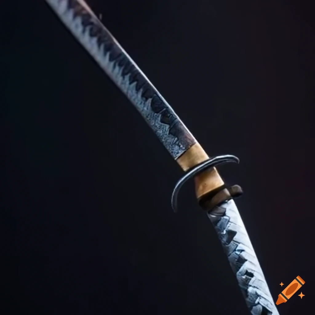 floating katana for Spotify logo