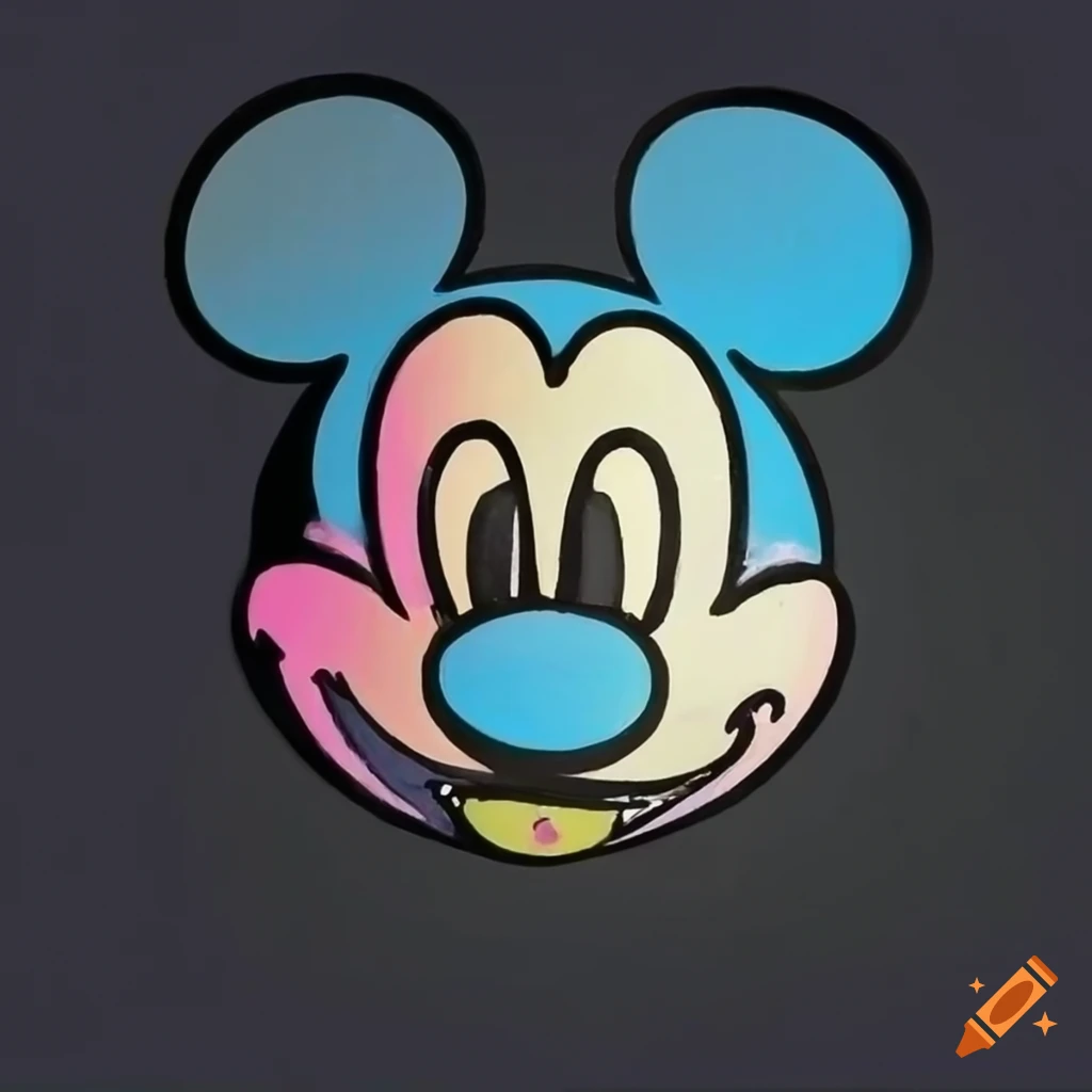 Download free Mickey Mouse Disney Head Drawing Wallpaper - MrWallpaper.com