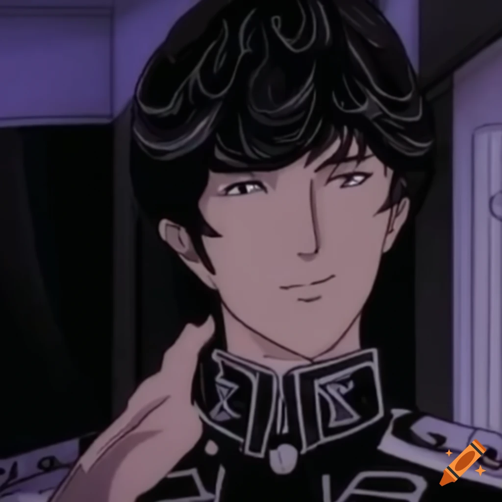 Lo-fi aesthetic scene from Legend of the Galactic Heroes