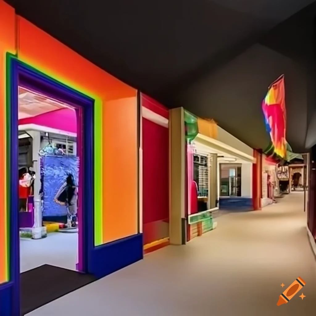 image of a vibrant LGBTQ youth housing center