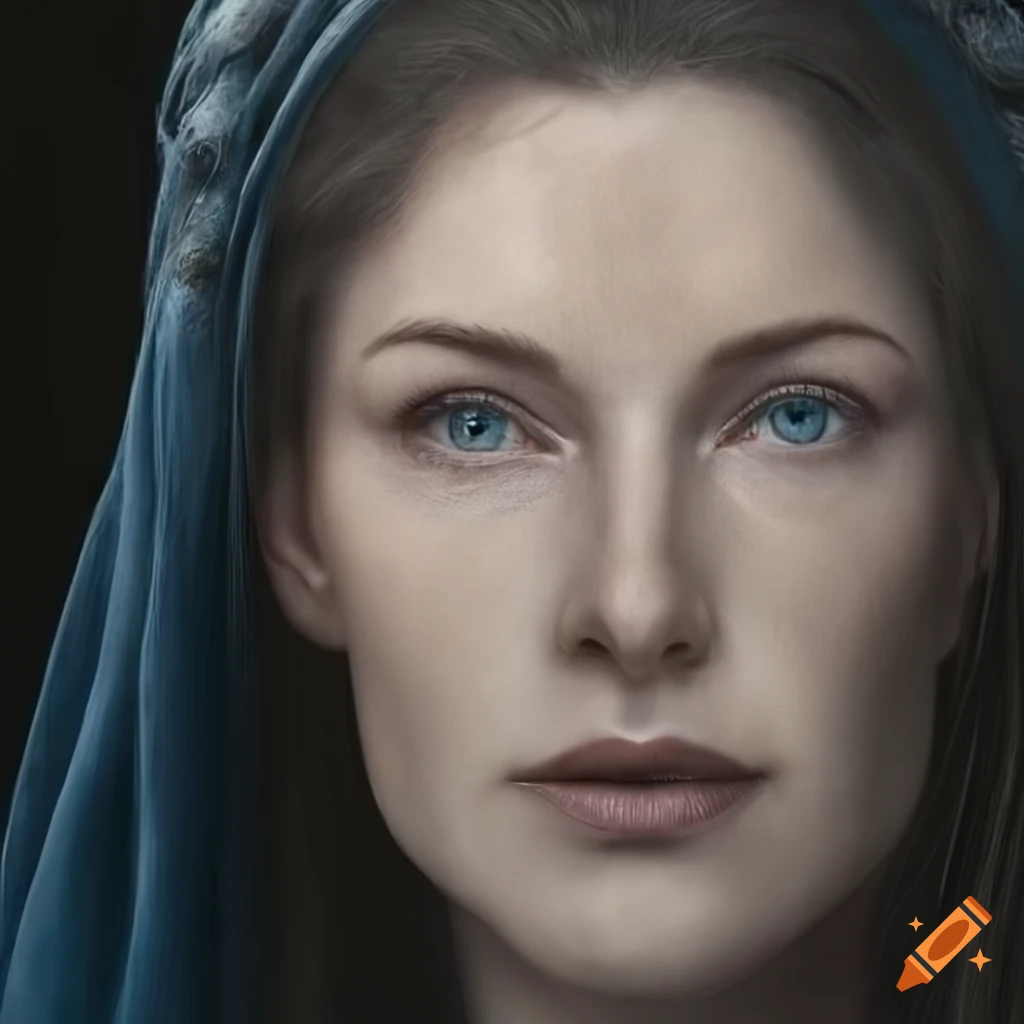photorealistic portrait of Arwen from Lord of the Rings