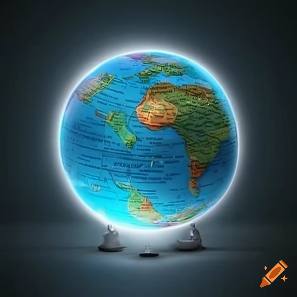 graphic representing global internet downtime