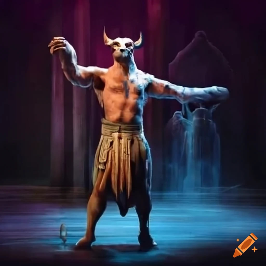poster of a Minotaur musical
