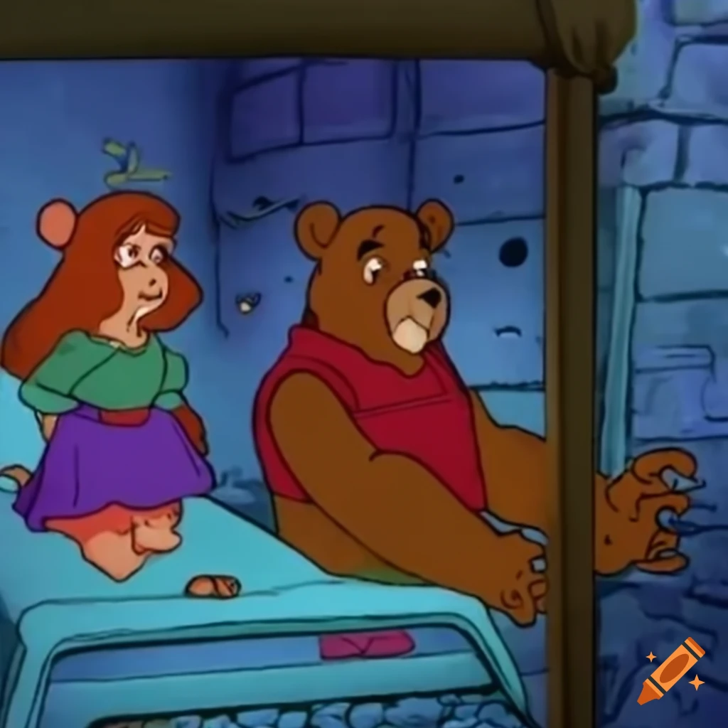 lo-fi aesthetic image of The Gummi Bears