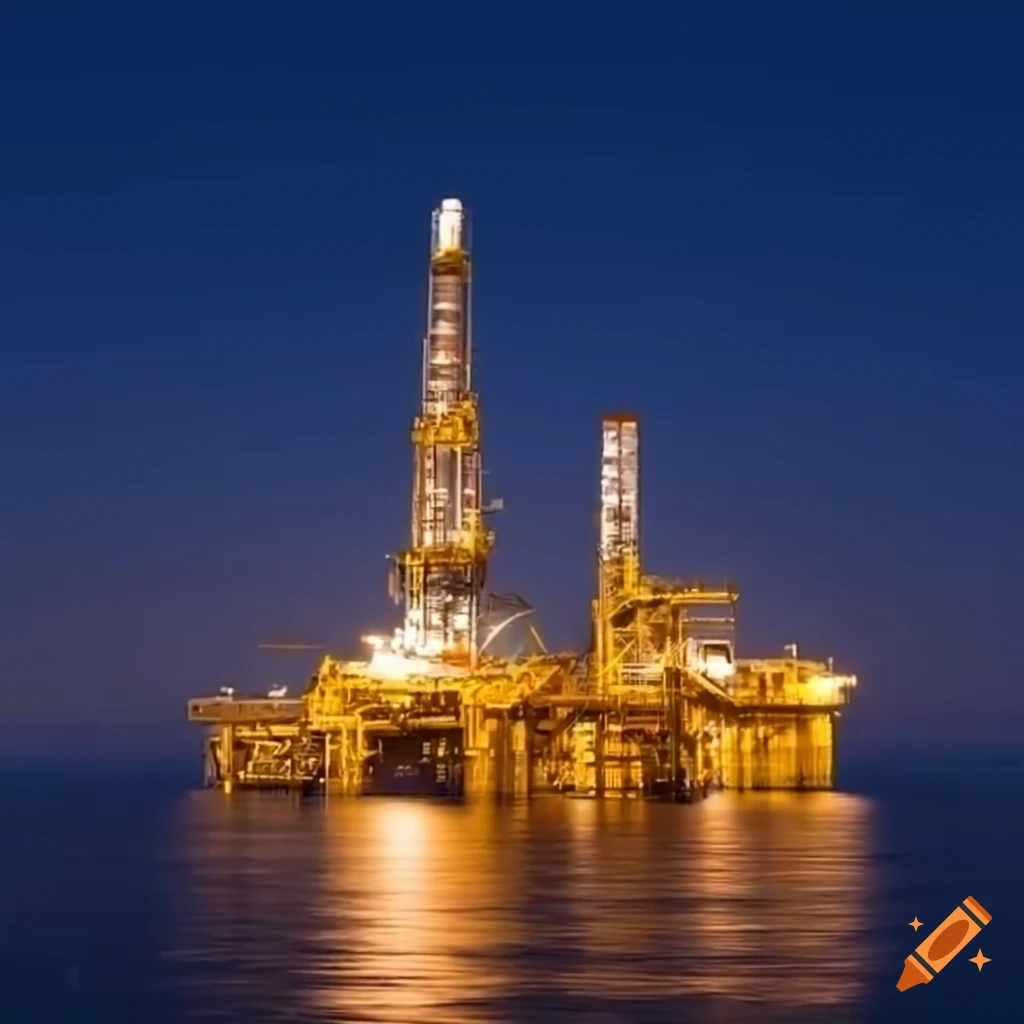live photo of an oil and gas industrial plant