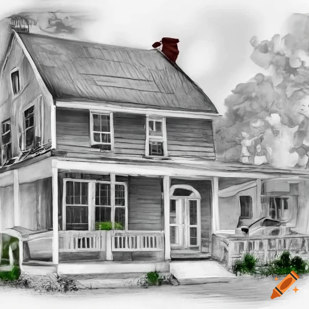 farmhouse with inviting porch and rocking chairs