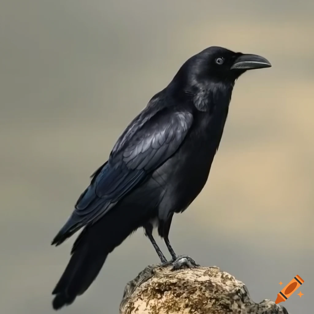 image of a raven bird
