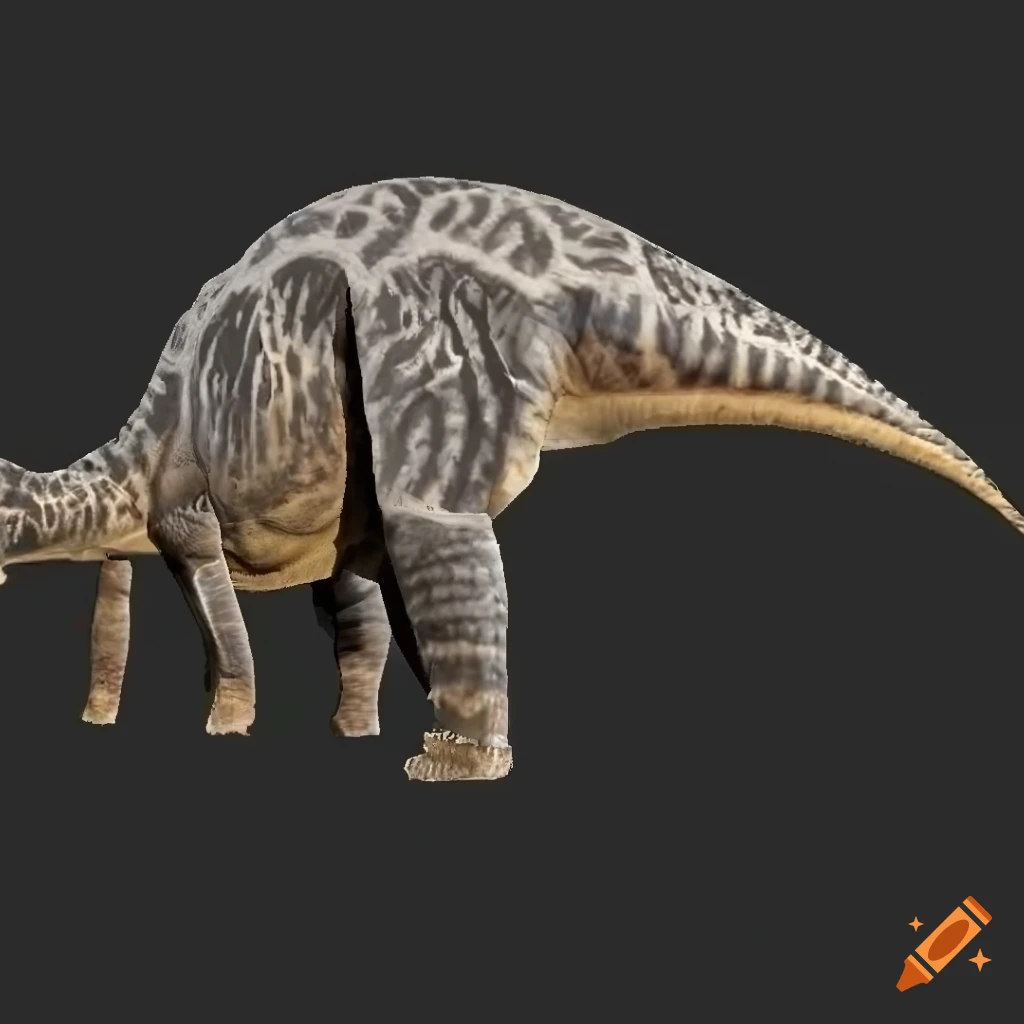 artistic depiction of a colorful Hadrosaurus