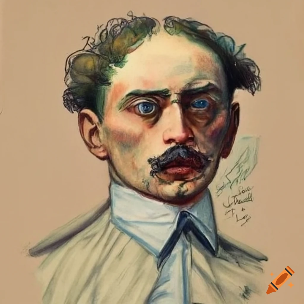 portrait of an Italian doctor with red hair