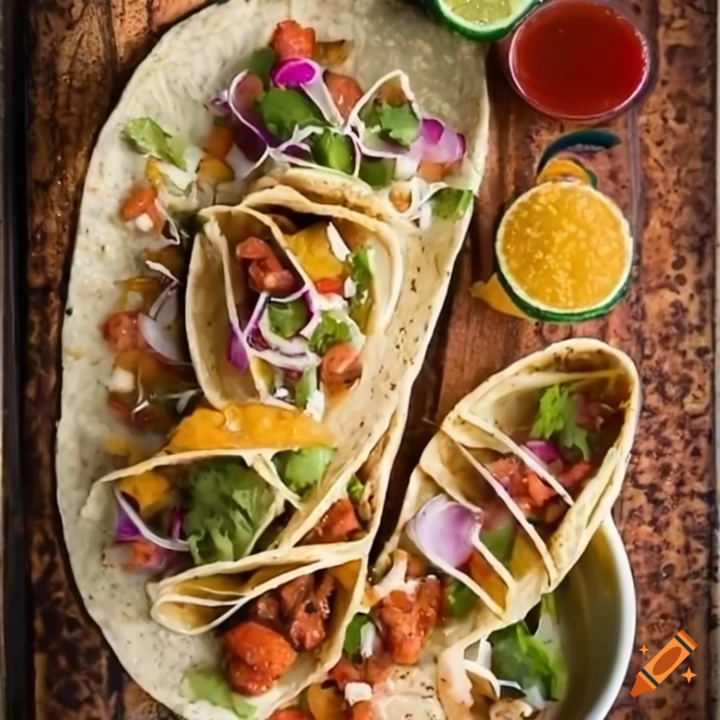 Mexican food menu image