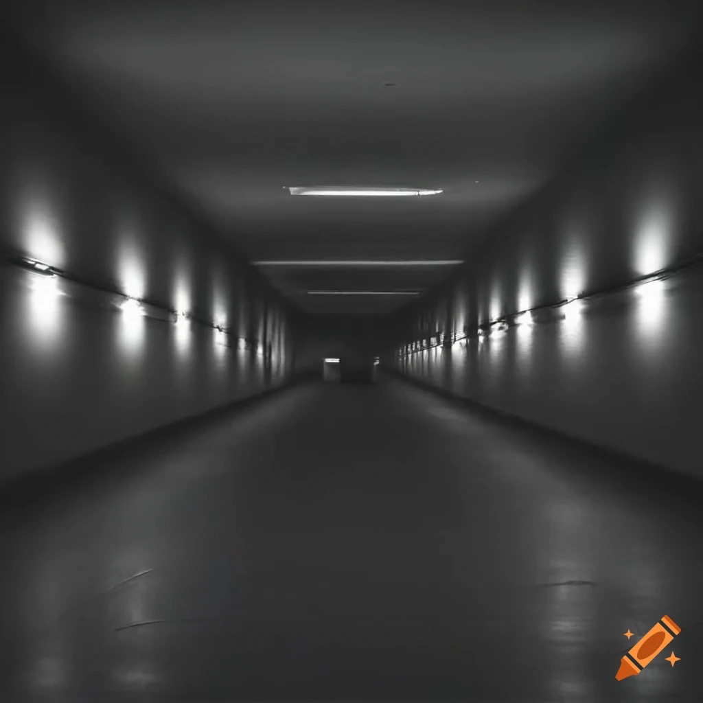 dark and mysterious hallway