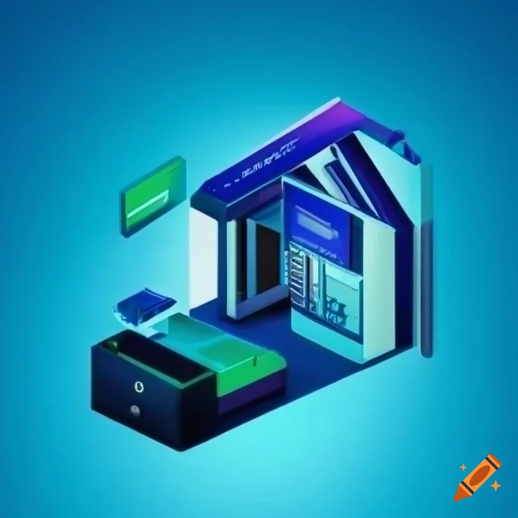 illustration of open banking concept