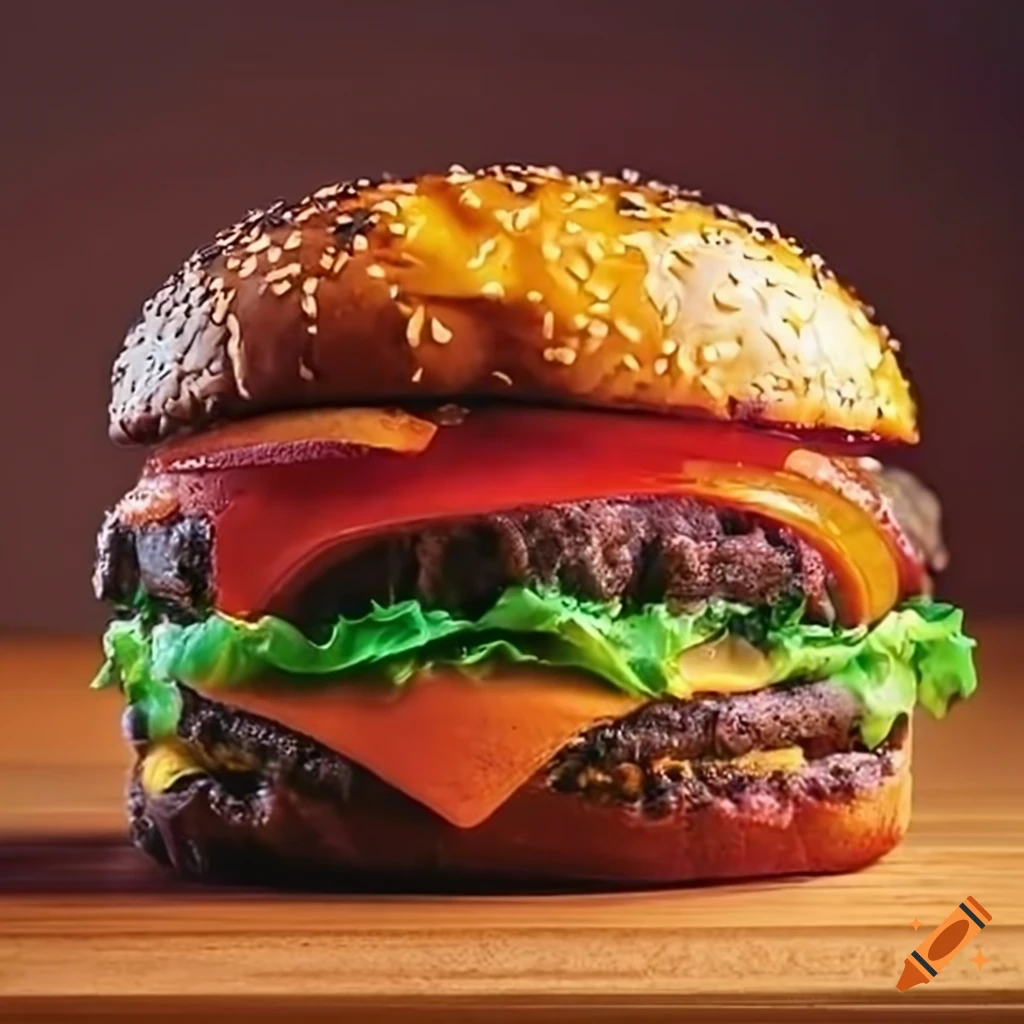 mouthwatering image of a perfectly grilled cheeseburger