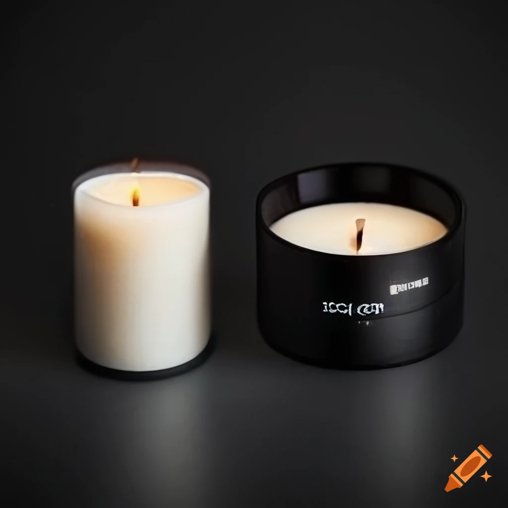 scented candle on a peaceful night