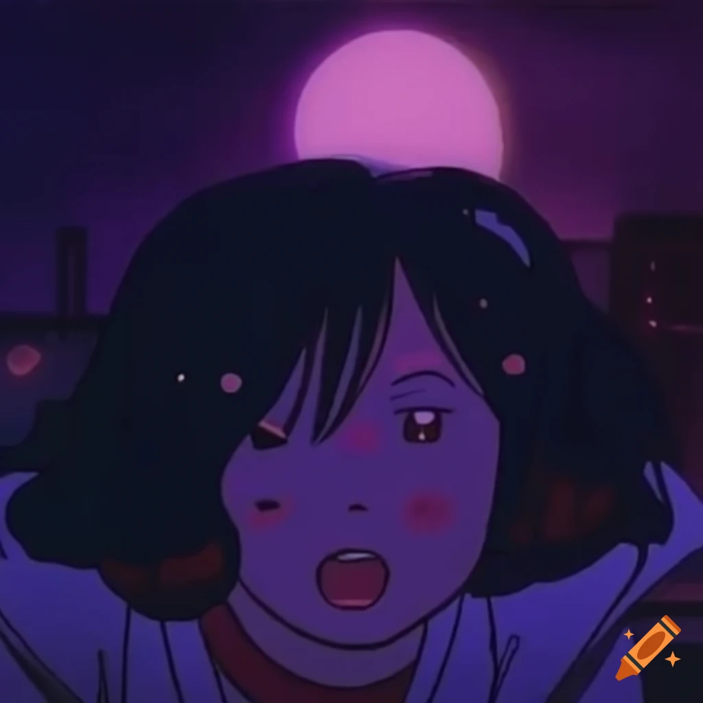 scene from the anime Galaxy Express 999