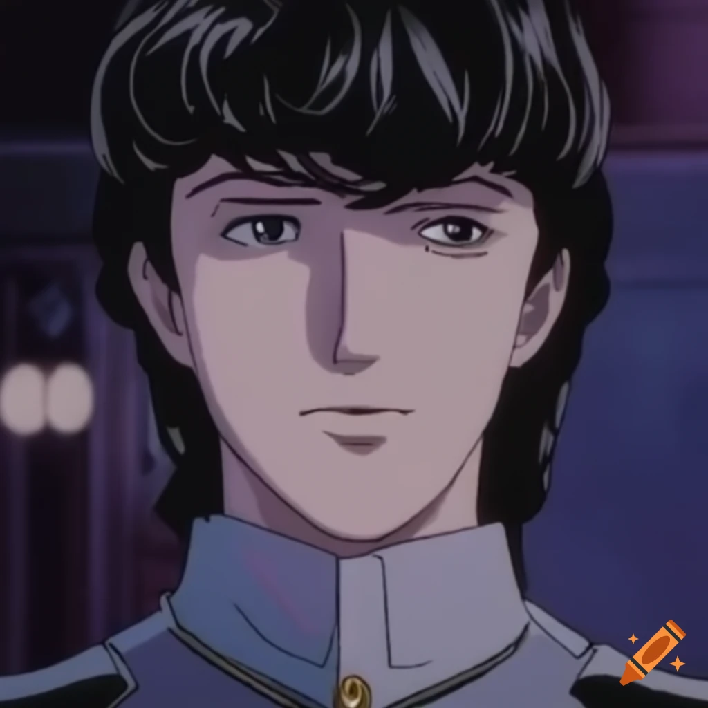 Lo-fi aesthetic scene from Legend of the Galactic Heroes