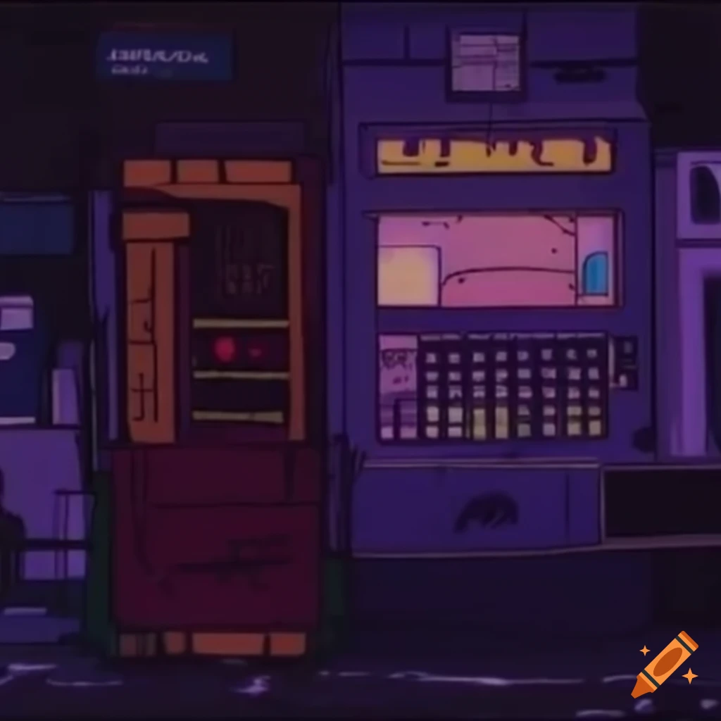 scene from the anime Galaxy Express 999