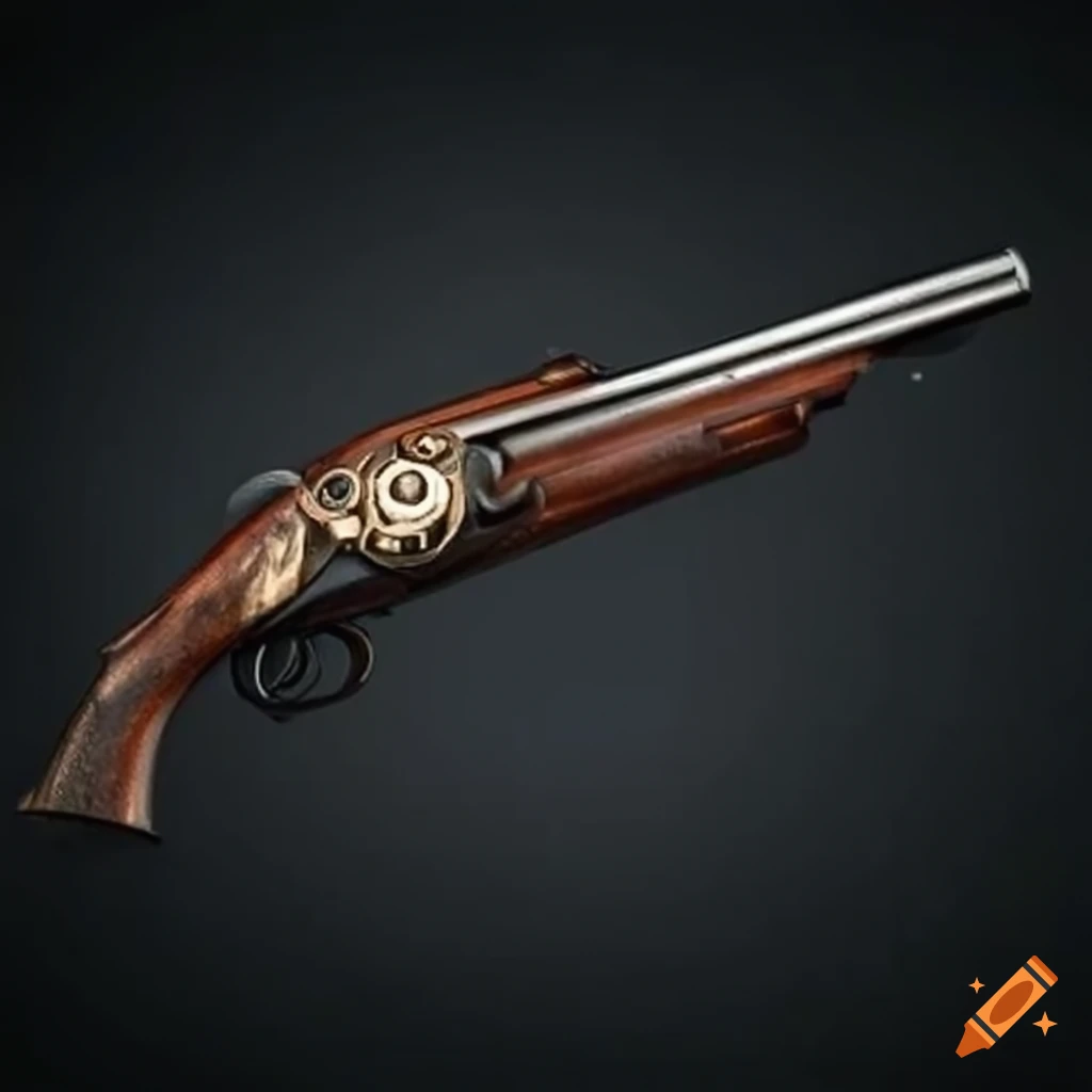 steampunk single barrel shotgun