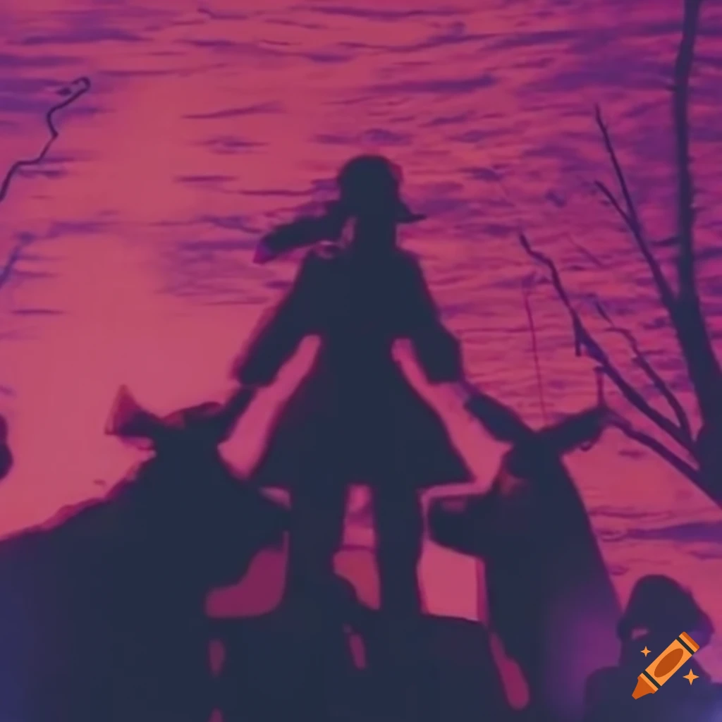 Lo-fi aesthetic scene from Super Dimension Cavalry Southern Cross