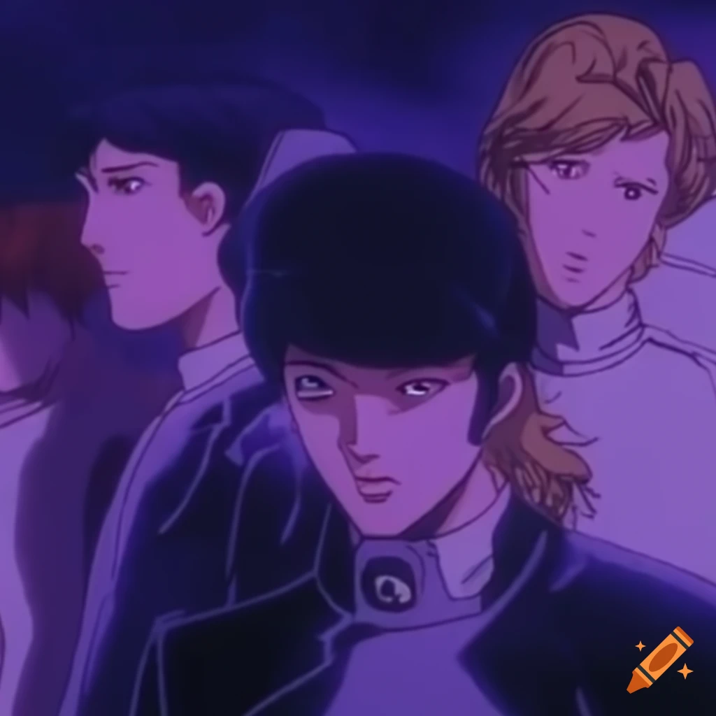 Lo-fi aesthetic scene from Legend of the Galactic Heroes