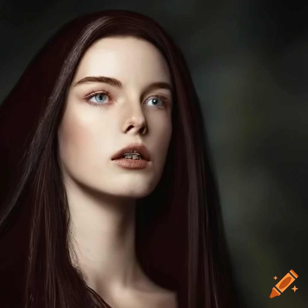 photorealistic portrait of Arwen from Lord of the Rings
