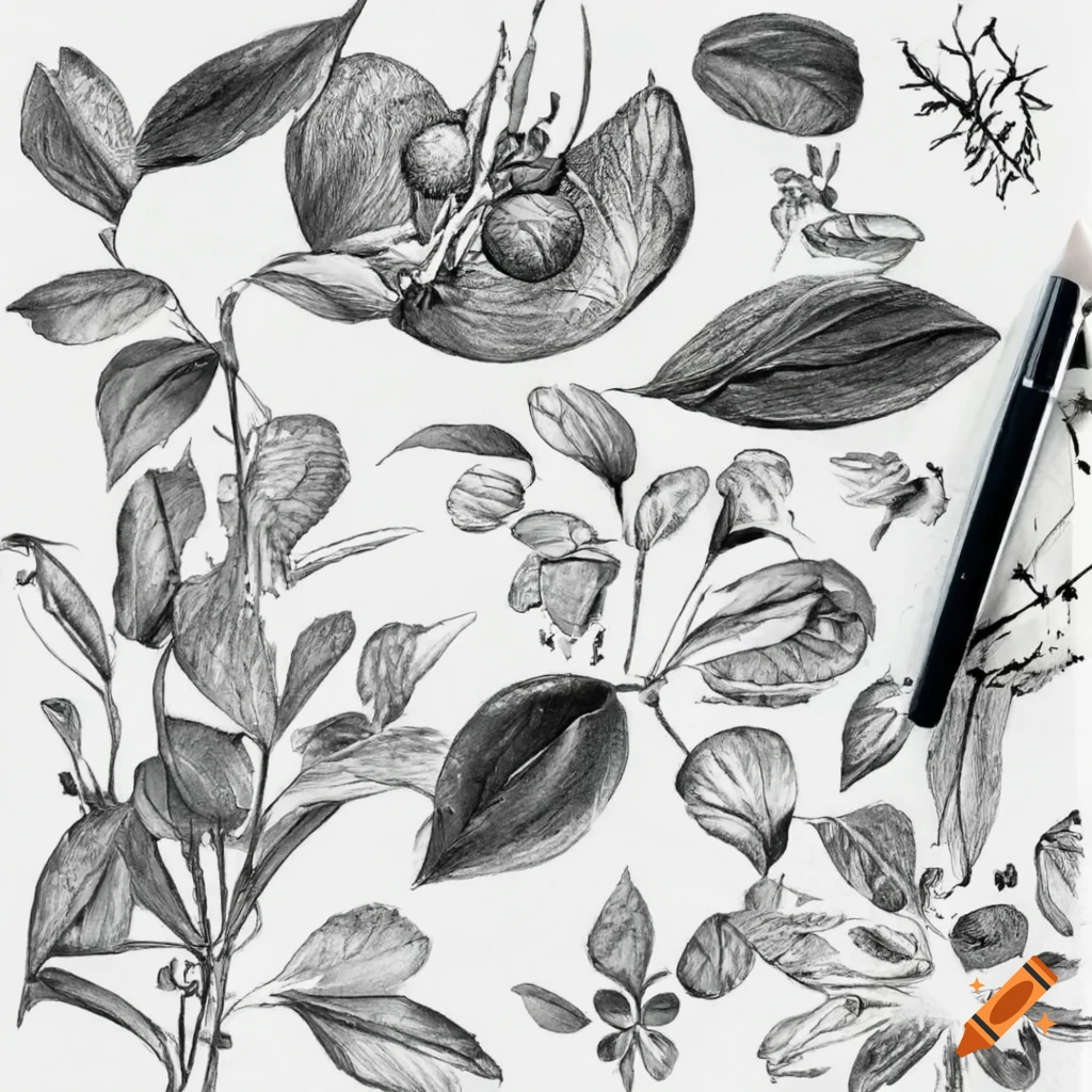 Details more than 109 pencil sketches of plants